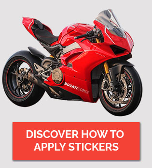 Ducati Badge Sticker Decal Vinyl Motorbike Motorcycle STICKERS 100mm x2 